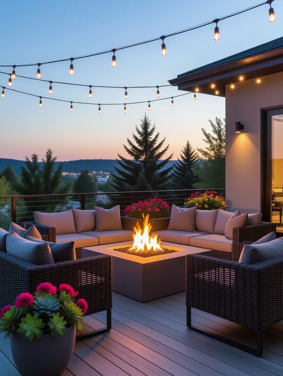 cozy gatherings around fire