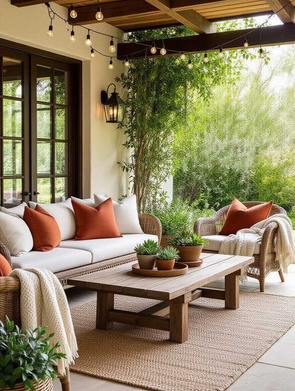 cozy outdoor seating arrangements