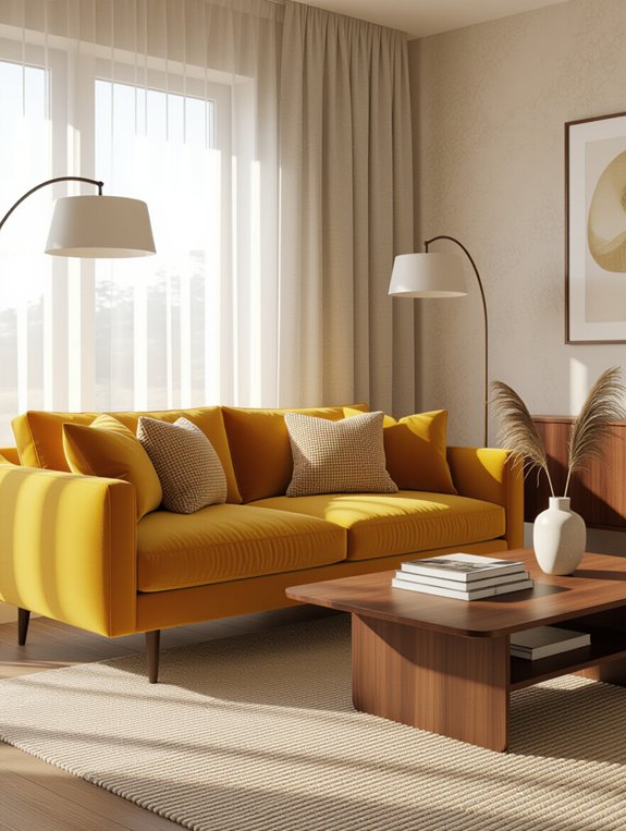 cozy textiles enhance warmth