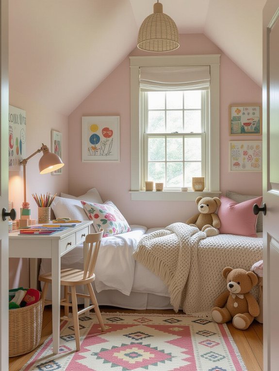 creative compact desk setup