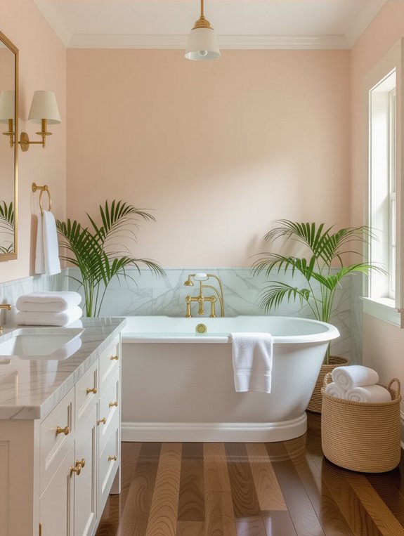 delicate blush pink palette