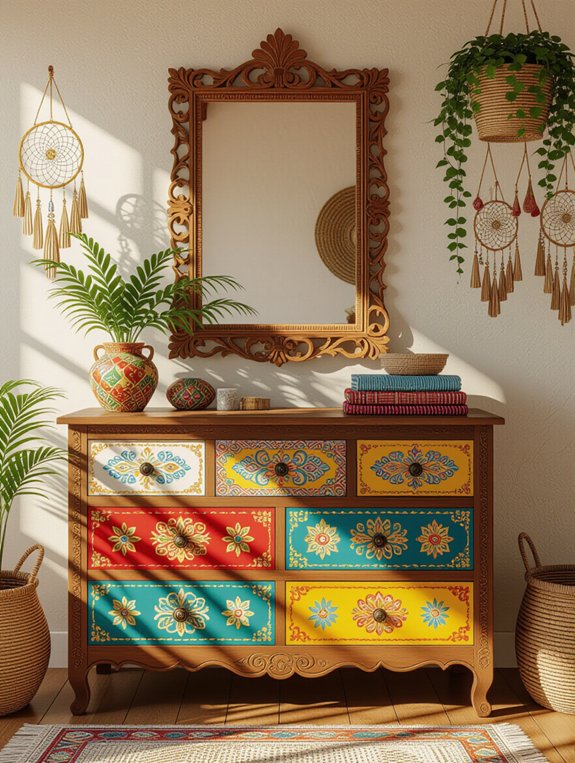 eclectic bohemian bedroom decor