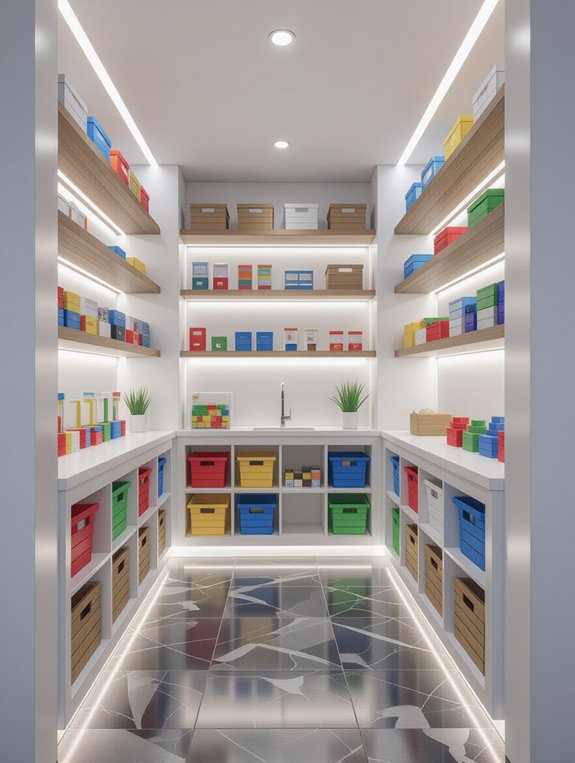 efficient minimalist storage design