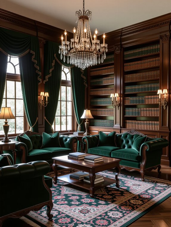 elegant candlelit chandelier ambiance