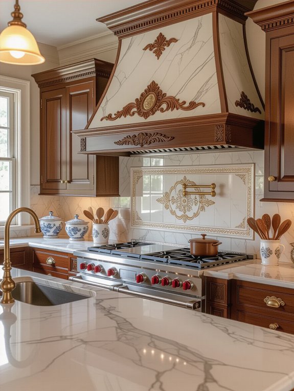 elegant decorative range hoods