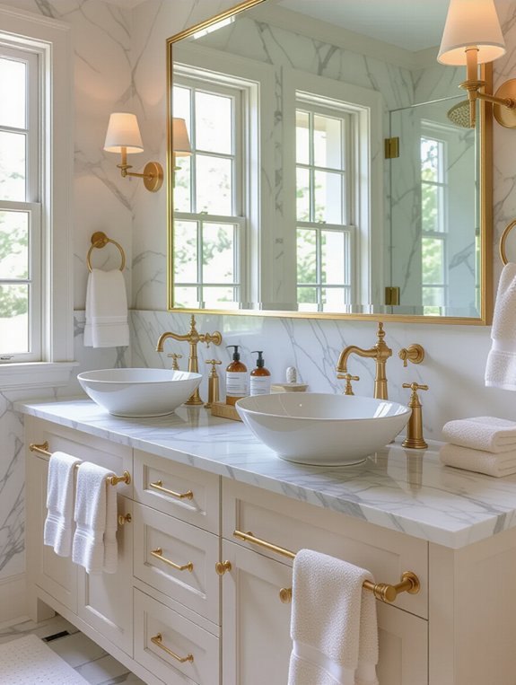 elegant dual vanity design