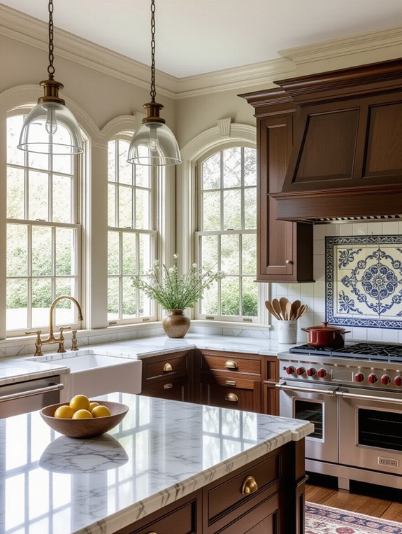 elegant victorian kitchen molding