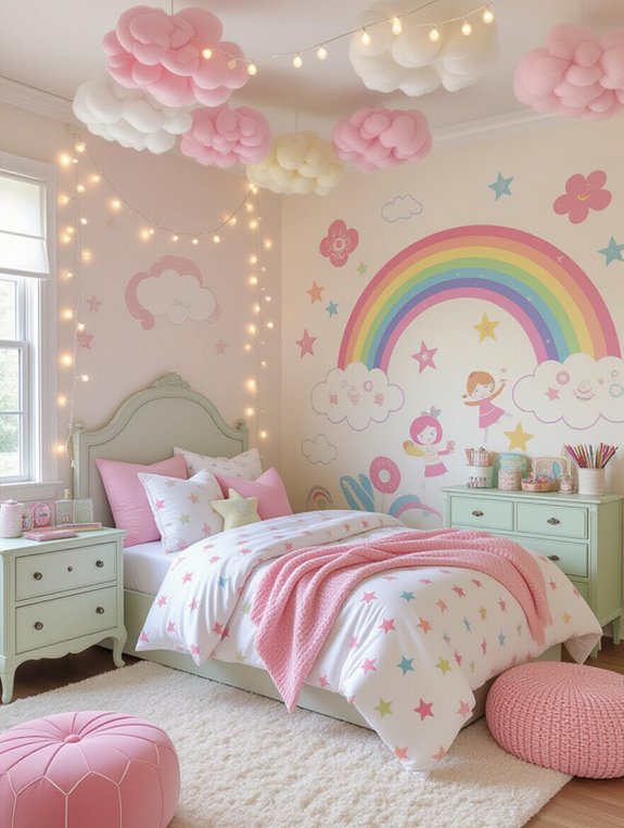 imaginative colorful artistic space