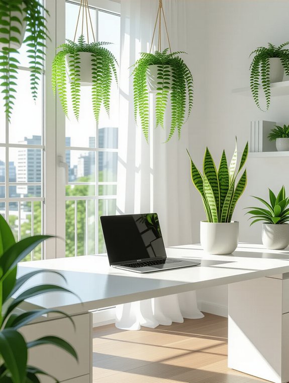 indoor plants enhance productivity