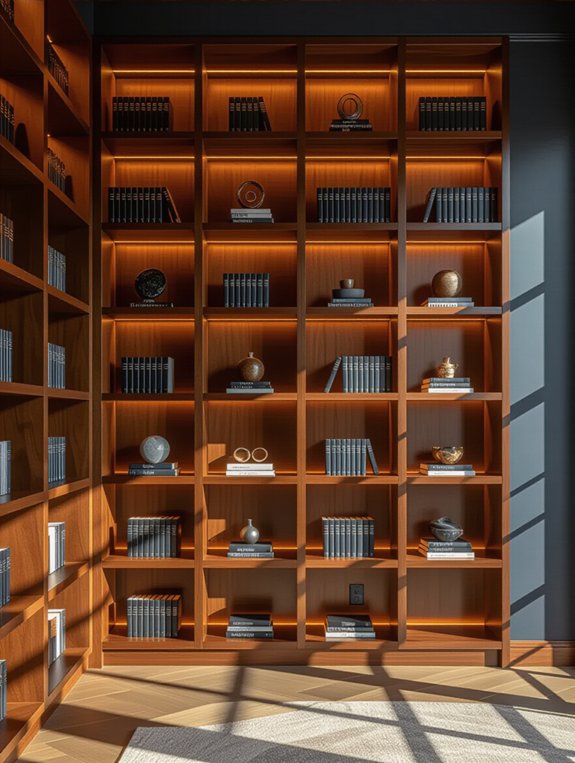 integrated lighting for libraries