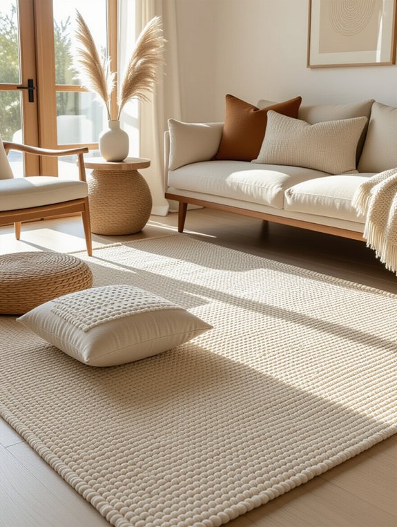 layered rugs for style