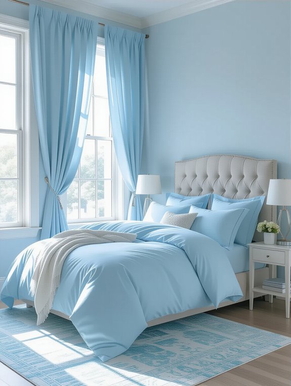 light blue bedding ideas