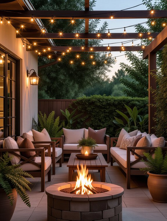 magical evening patio retreat