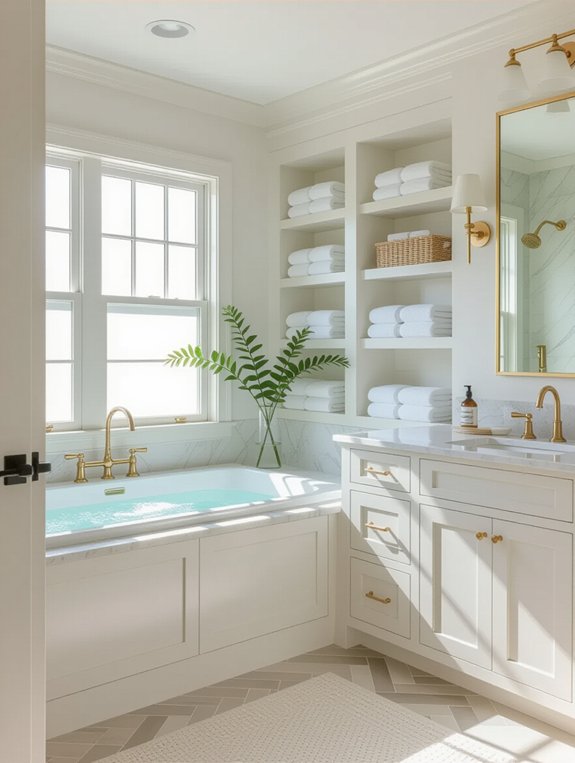 maximize bathroom storage solutions