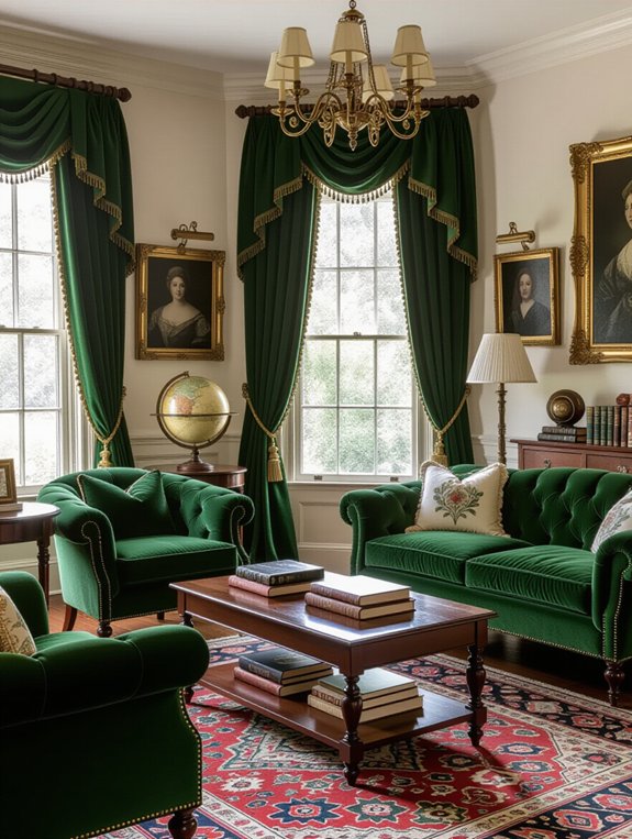 natural light elegant drapes