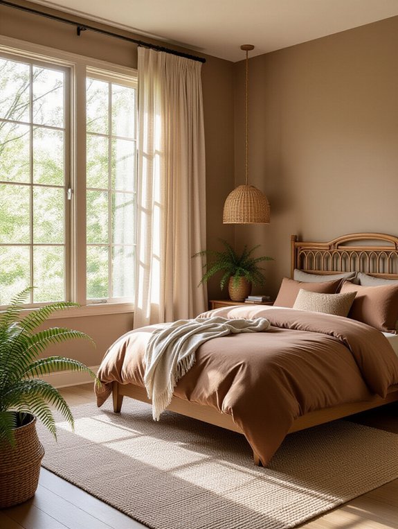 nature inspired brown decor elements