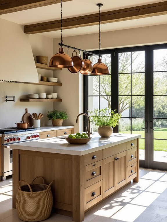 nature inspired serene cooking environment