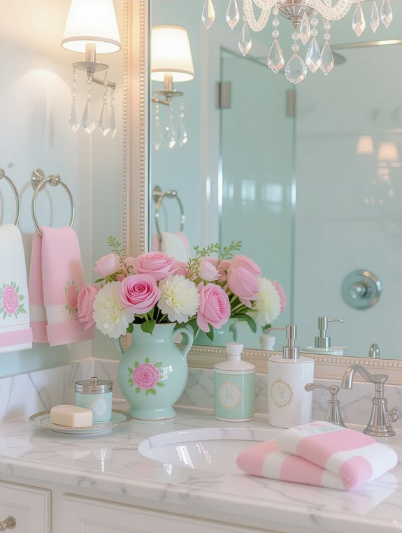 personalized girly bathroom decor