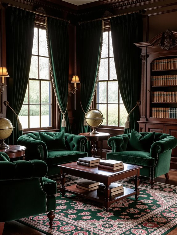 plush armchairs for conversations