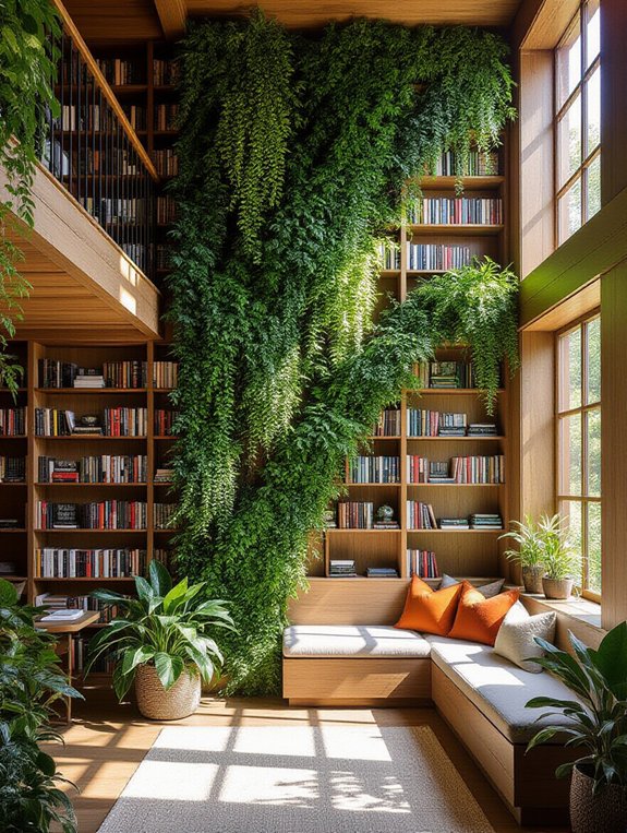 rejuvenating indoor green walls
