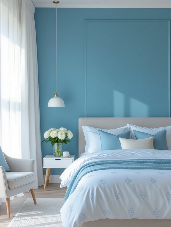 revitalizing light blue accents