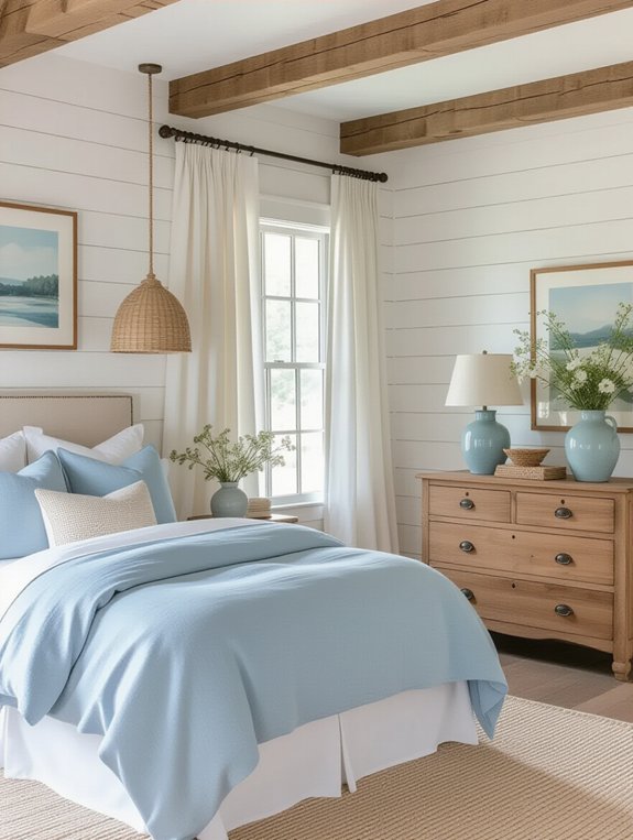 rustic light blue charm