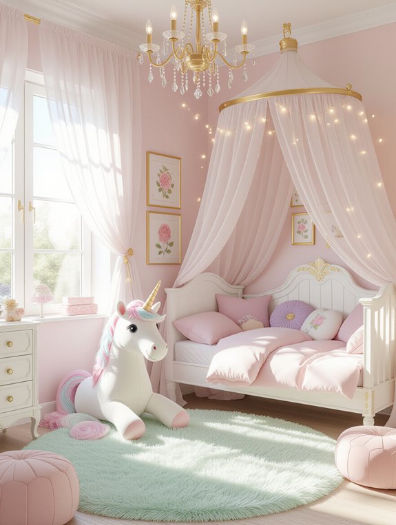 serene pastel dream oasis