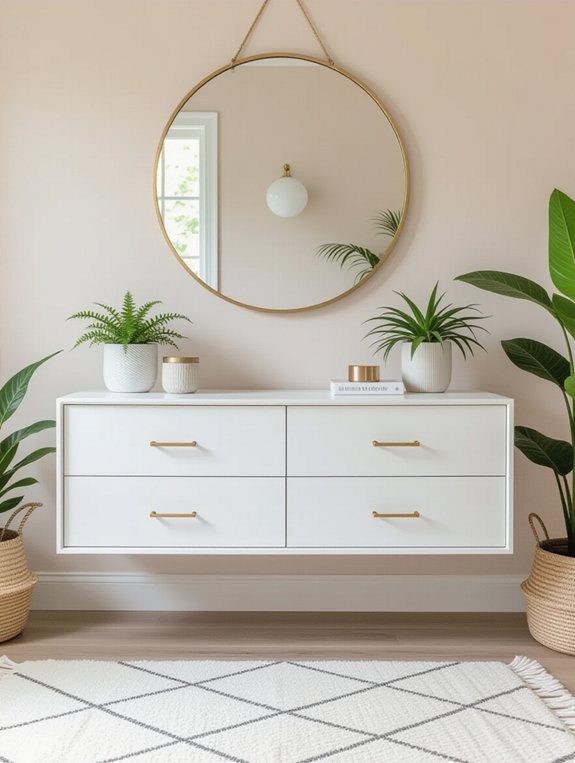 sleek space saving modern storage