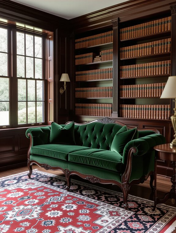 sophisticated dark wood elegance