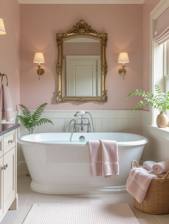 stylish bathroom color combination
