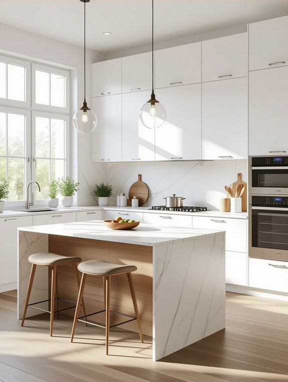 stylish compact kitchen design