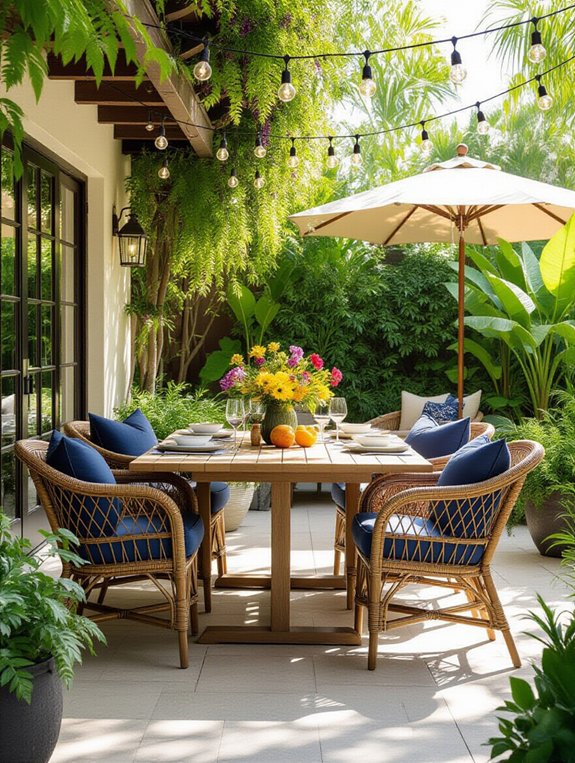 stylish outdoor dining sets