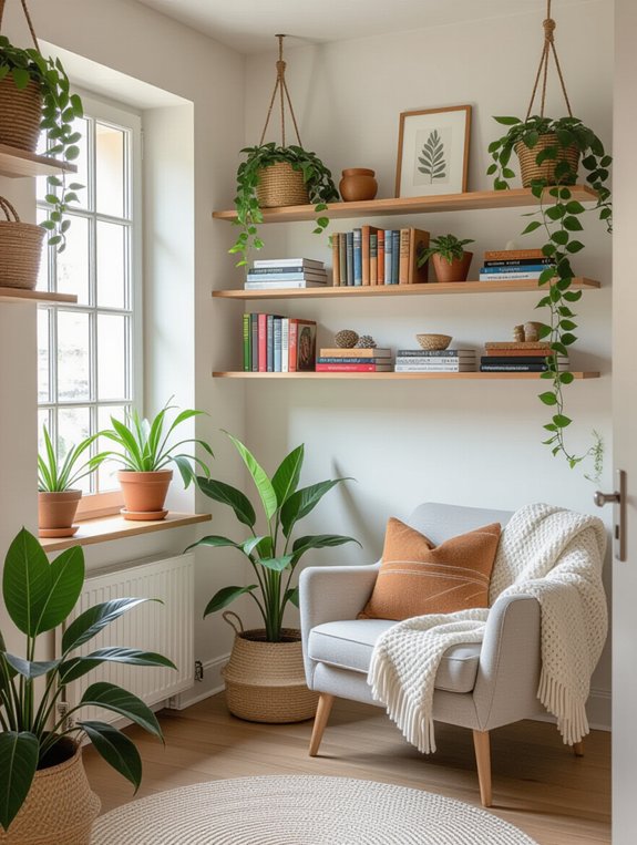 stylish shelving for storage