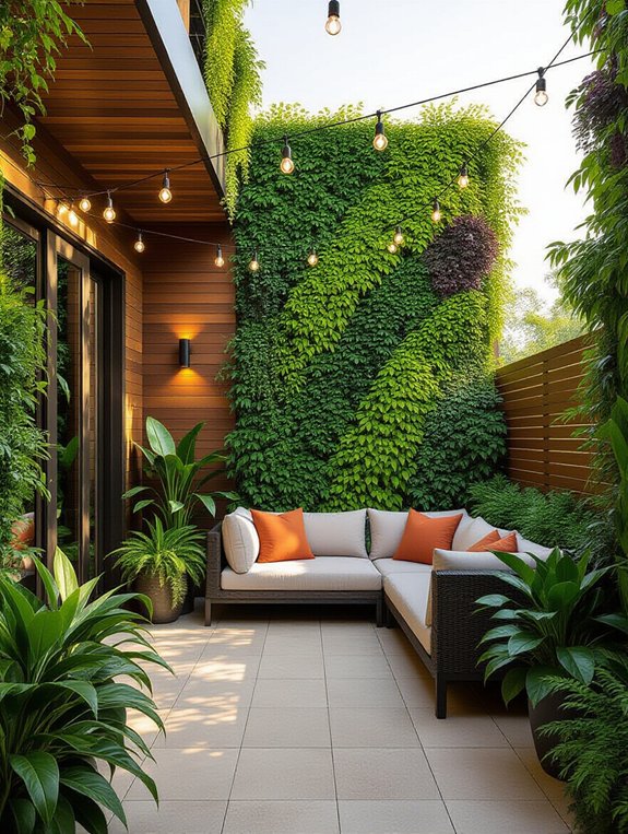 transform patio with greenery