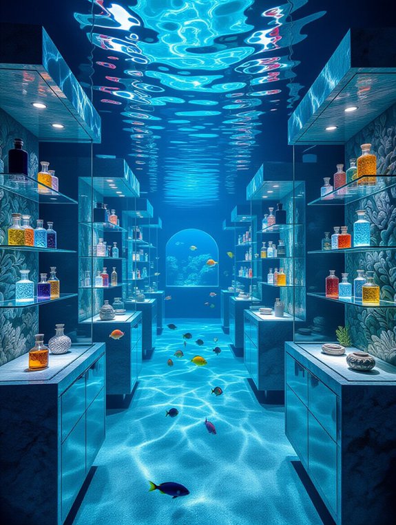 underwater storage room design