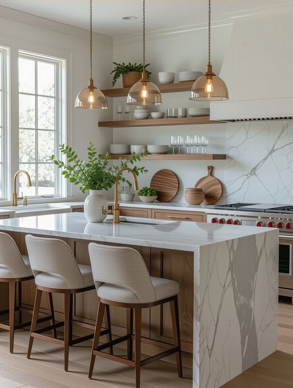 versatile kitchen gathering space