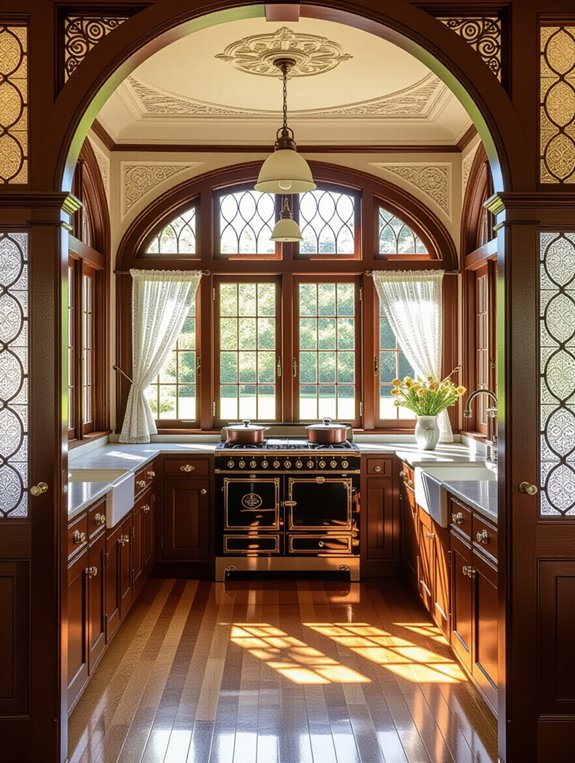 victorian archways enhance elegance