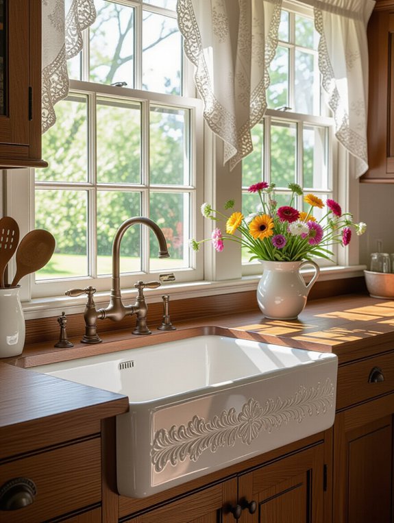 victorian farmhouse sink elegance
