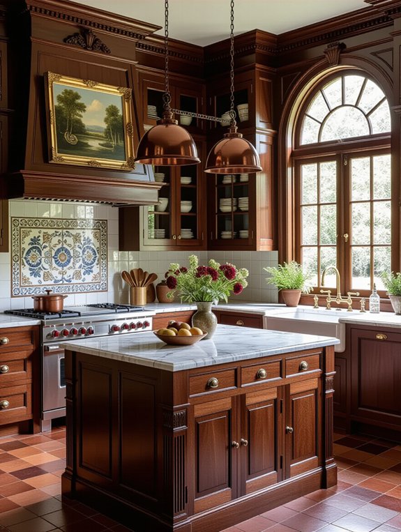 victorian kitchen statement decor