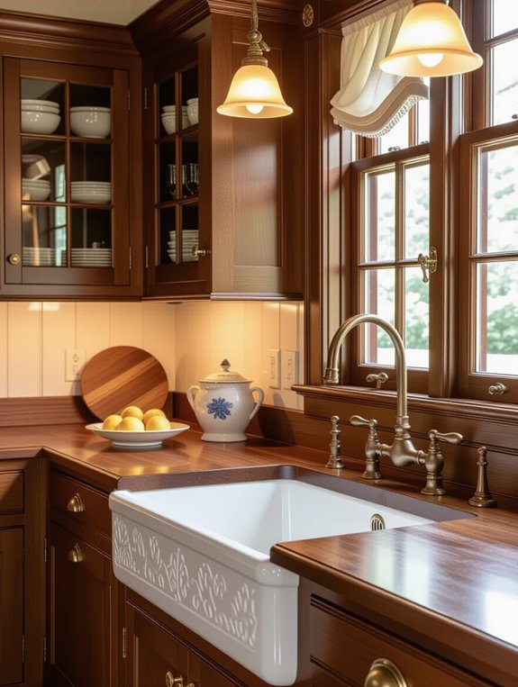 vintage hardware enhances charm