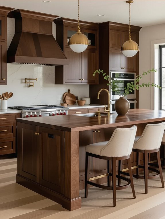 walnut kitchen island ideas