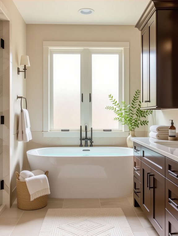 warm beige and brown d cor