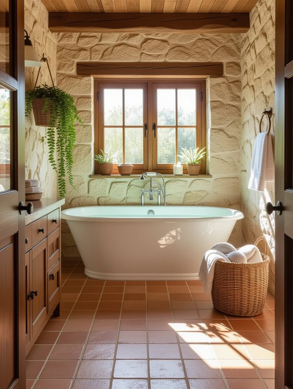 warm rustic terracotta charm