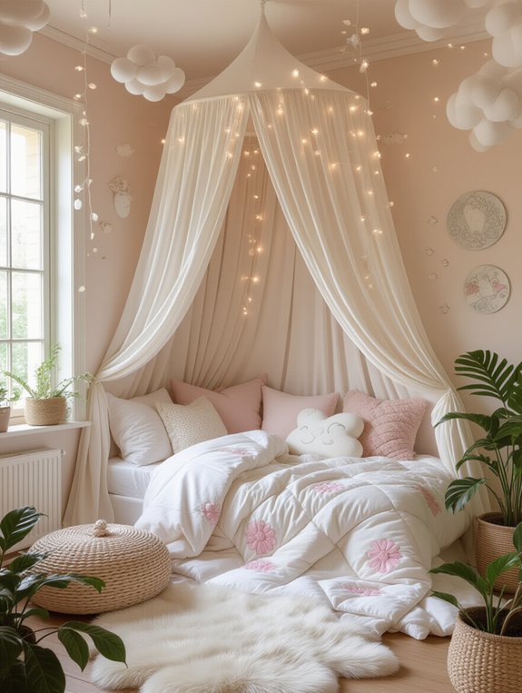 whimsical fluffy cloud retreat