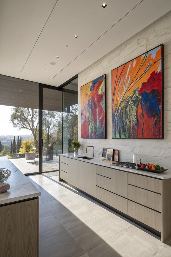 bold kitchen canvas art