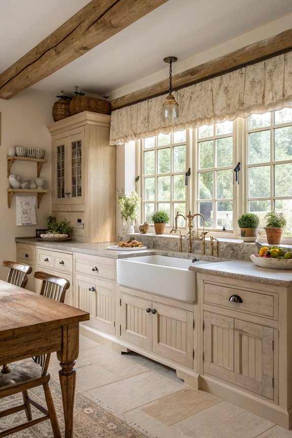 charming rustic farmhouse kitchen