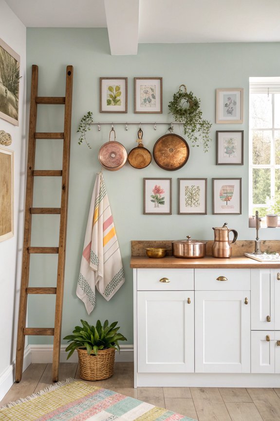 charming vintage kitchen displays