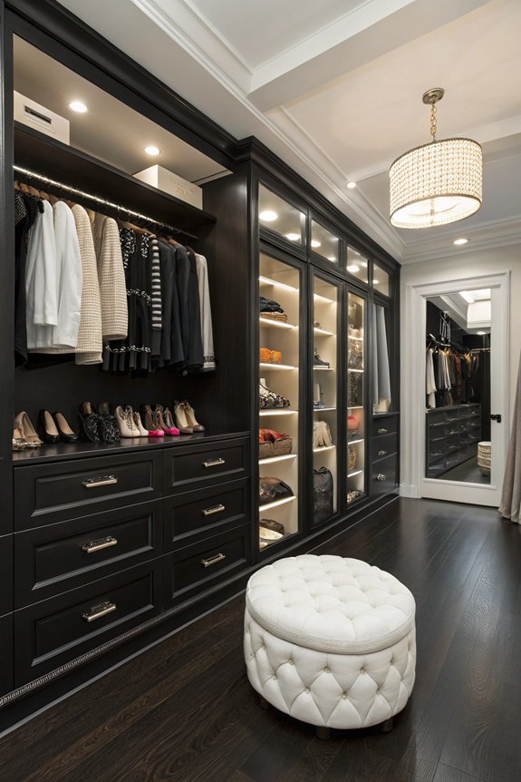 chic black and white elegance