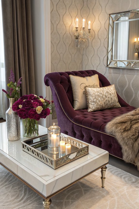 chic decorative tray accents