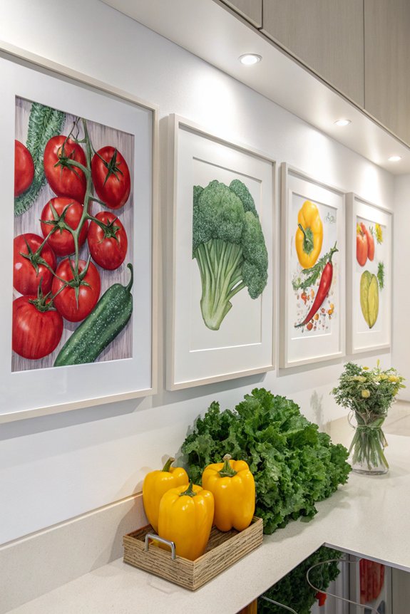 colorful kitchen art inspiration